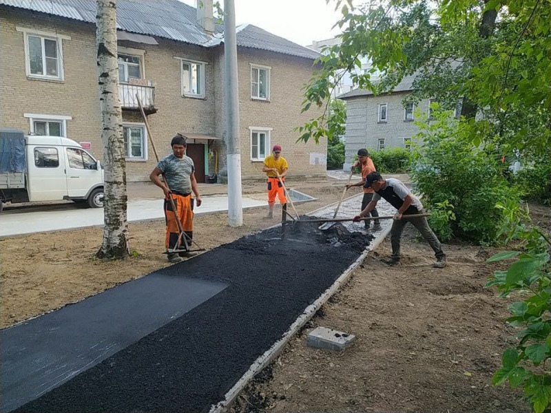 Укладка асфальта